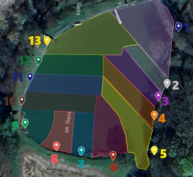 Mapa Łowiska